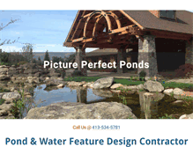 Tablet Screenshot of pictureperfectponds.com